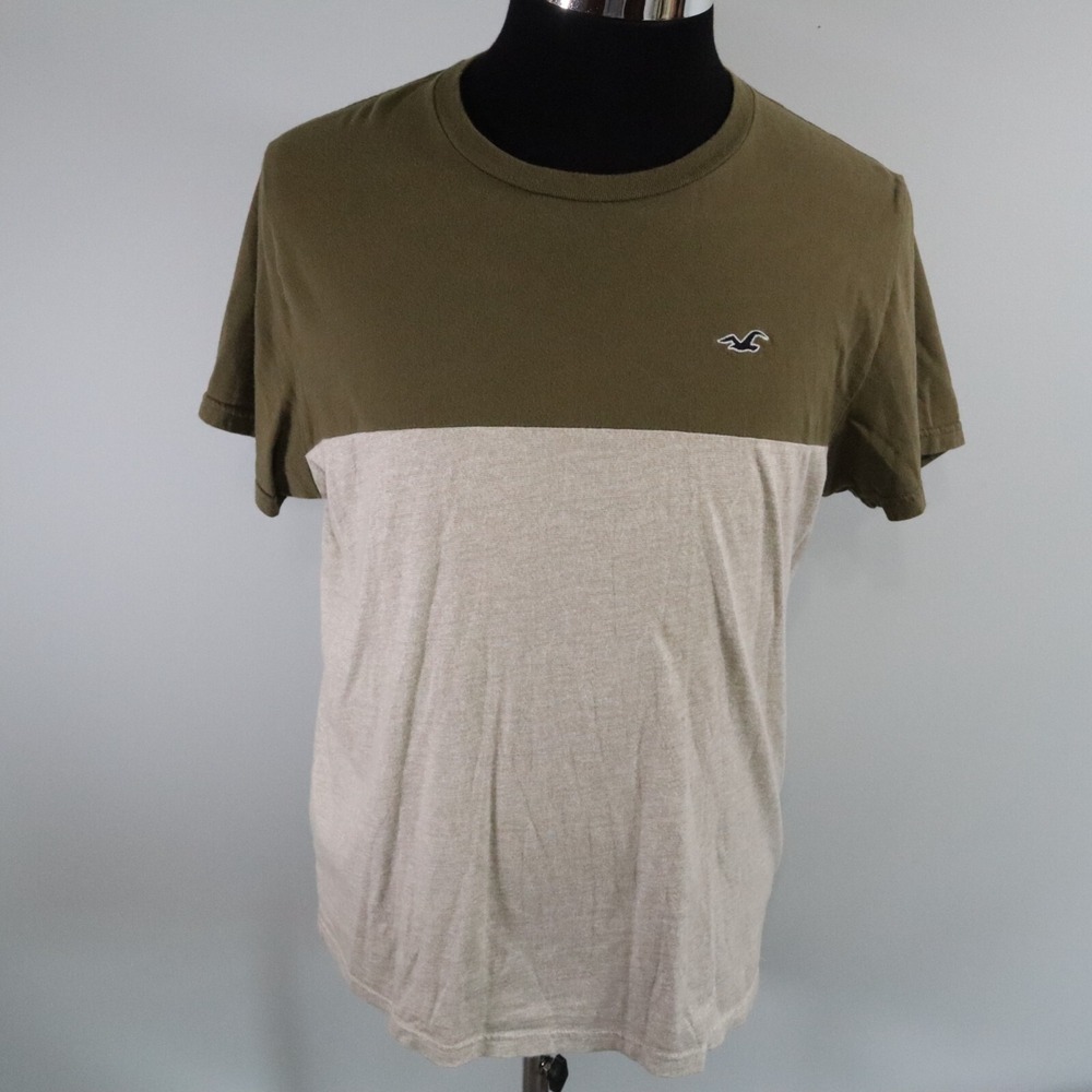 Hollister T-Shirt Mens Medium Must Have Collection Crew Neck Tee Short Sleeve